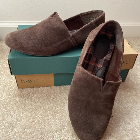 b.ø.c Suede Leather Loafers size 9 - Picture 3 of 3